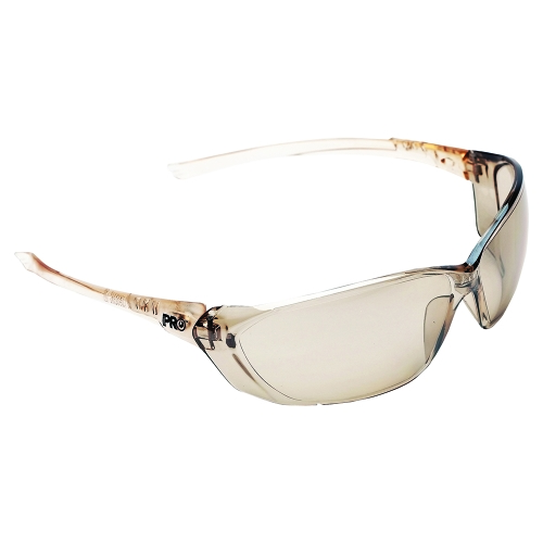 PRO SAFETY GLASSES 6300 SERIES-LIGHT BROWN MIRROR